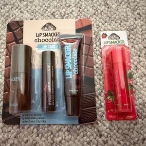Lip Smacker Chocolate and Strawberry Lip Balm